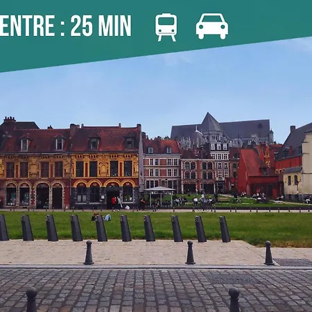 Apartament Le Dumas - Nouveau - Superbe T2 - Wifi - Centre Tourcoing